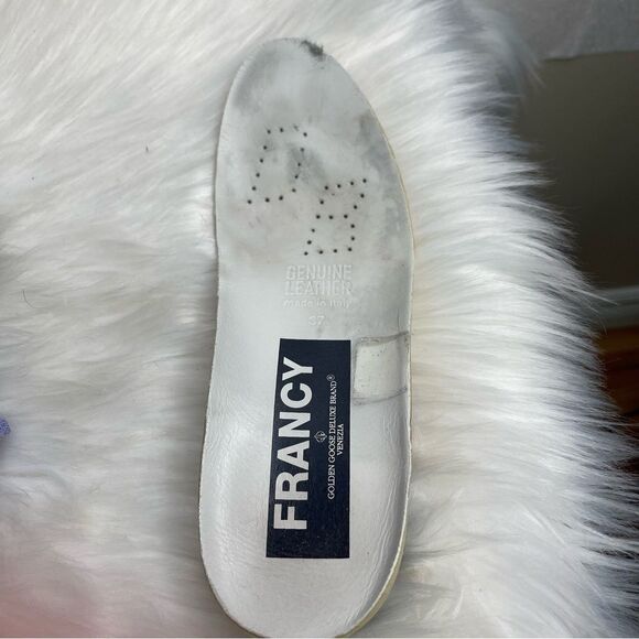 Golden Goose Deluxe Francy High Top Sequin Sneakers 37 - Picture 7 of 8